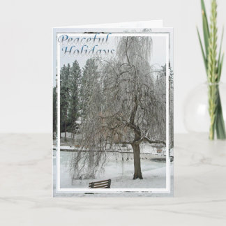 Kort, jul, nyår - fredliga Helgdagar Helgkort