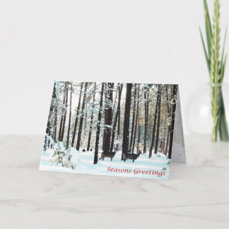 Kort, jul, nyår, Helgdag - Hjort Helgkort