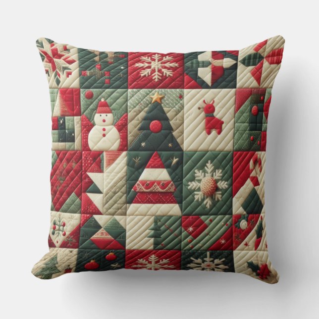 Kort juldesign kudde (Framsida)