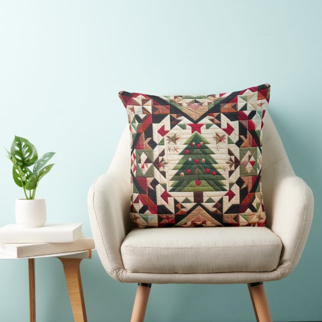 Kort juldesign kudde (Stol)