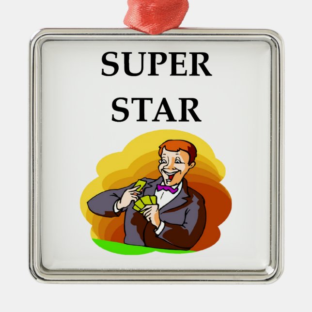 kort julgransprydnad metall (Framsidan)