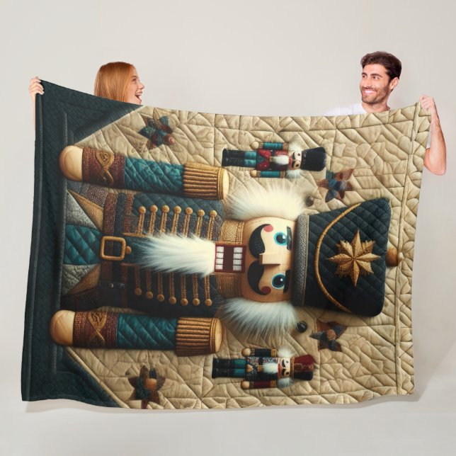Kort julklackare Fleece Blanket (På plats)
