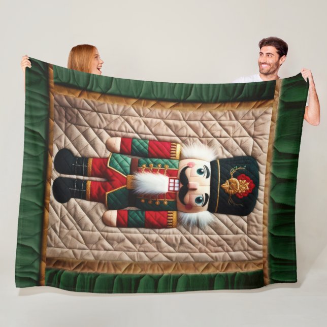 Kort julklackare Fleece Blanket (På plats)