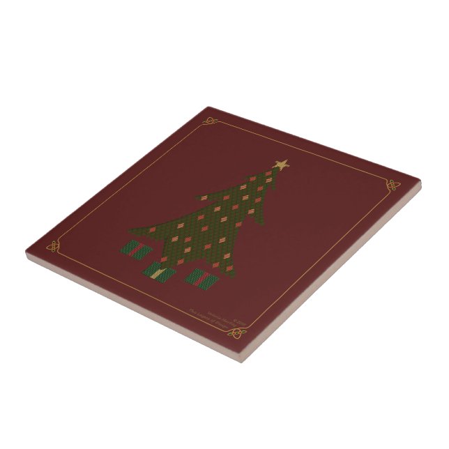 Kort julklapp kakelplatta (Sidan)