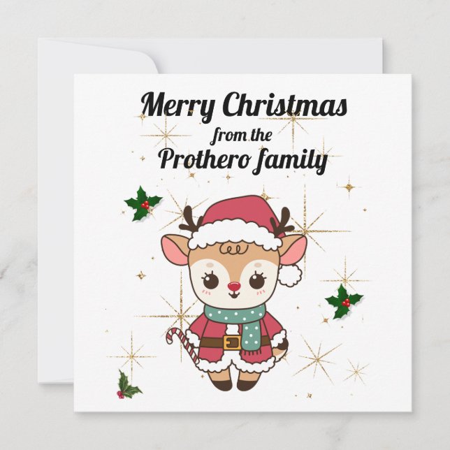 Kort julkort (Framsida)