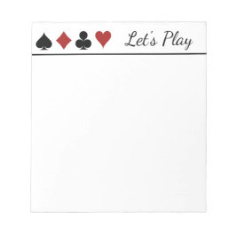 Kort, kärnpunkt anteckningsblock