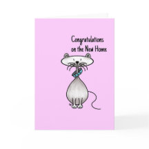 Kort - Kat - Grattisar nytt hem