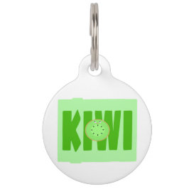 Kort Kiwi Pet-tagg Djurbricka
