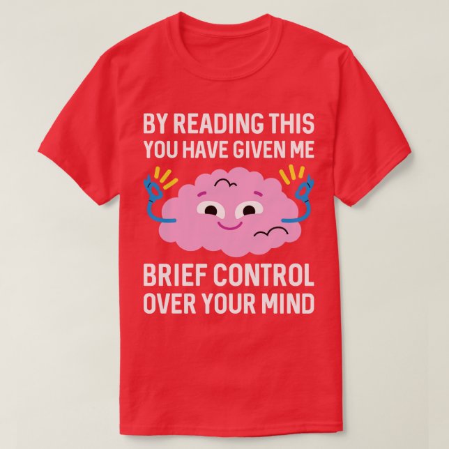 Kort kontroll över ditt sinne t shirt (Design framsida)