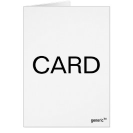 KORT-kort efter generisk TM Hälsningskort