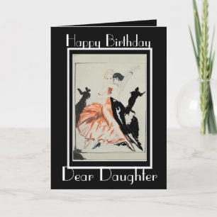 KORT "LÅT OSS DANCE" I DAUGHTER GREETARD
