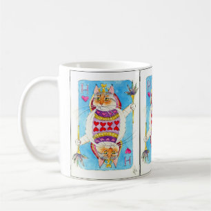 Kort-leka valentinkattmuggen, stort format kaffemugg