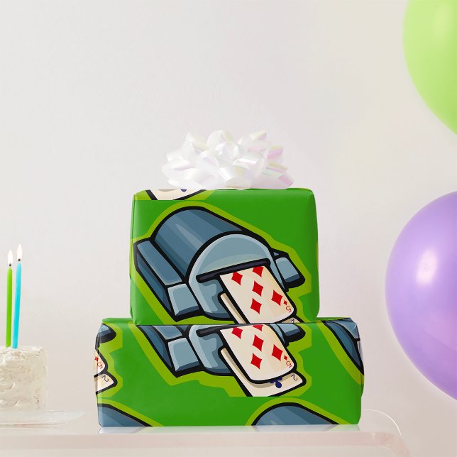 Kort Maskin Presentpapper (Skapare uppladdad)