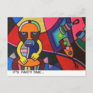 kort med afrikansk design