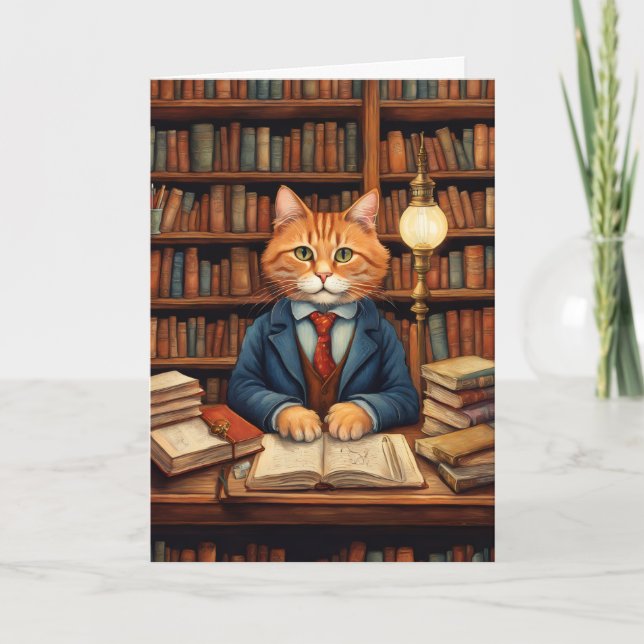 kort med bibliotekskatt #3 (Framsida)