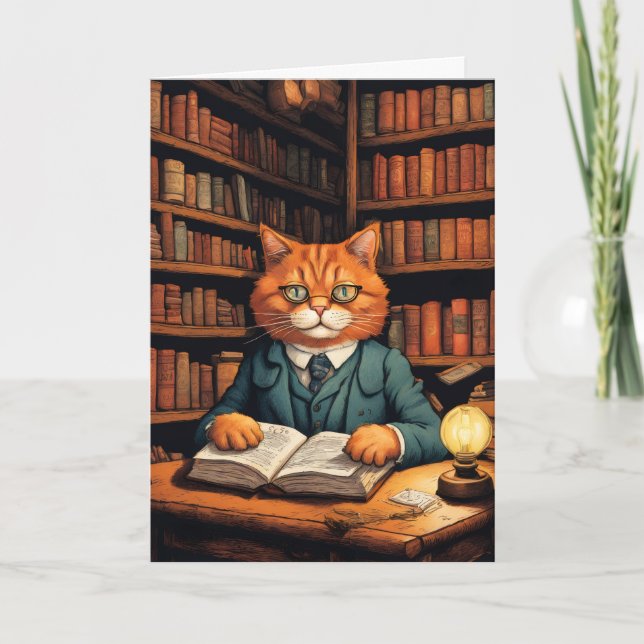 kort med bibliotekskatt #7 (Framsida)