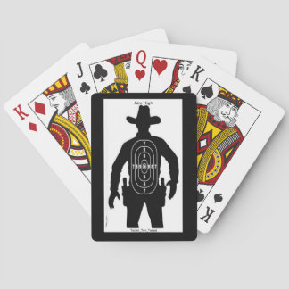 Kort med cowboymåldesign casinokort