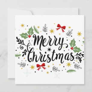 Kort med en stående jul - God jul