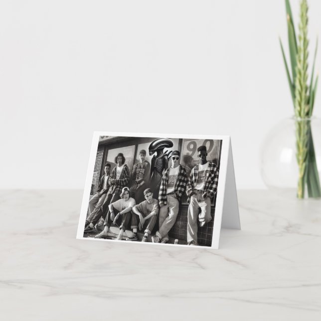 kort med en utlänning (Framsida)