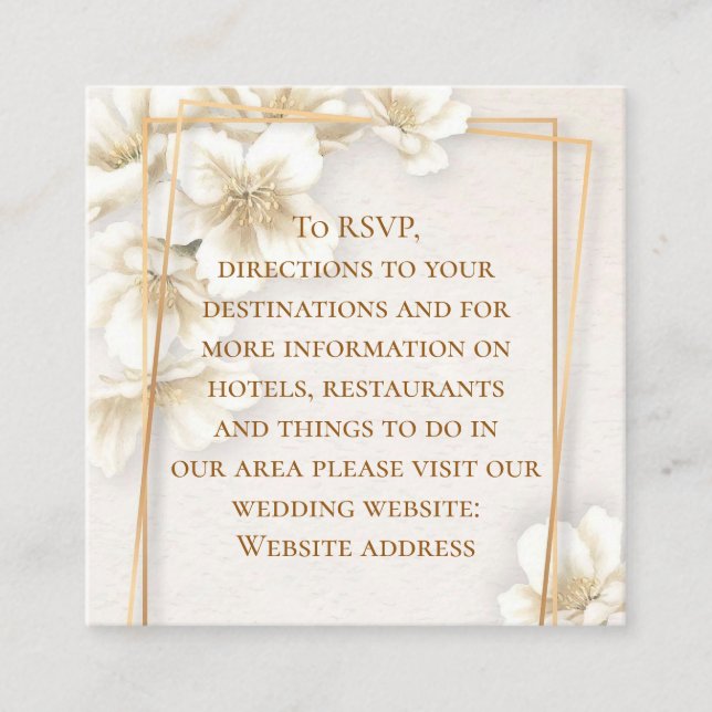 Kort med information om blommande kornellblommor (Framsida)