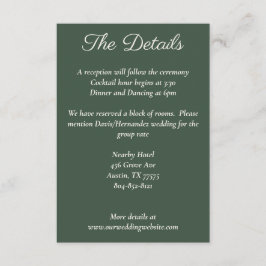 Kort med information om minimal Grönt för höglands