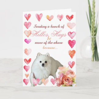 Kort med kärlek och kramar med Punny Pup