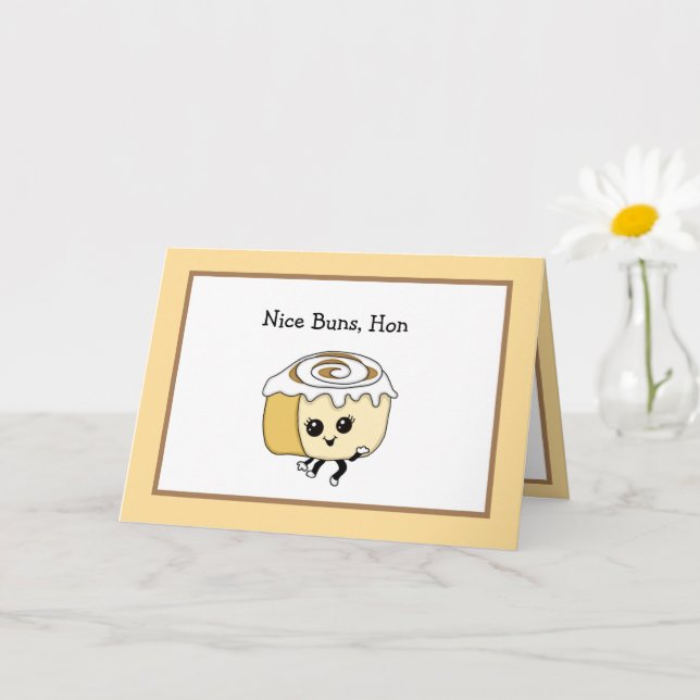 Kort med rolig punsjhöljd om Cinnamonrulle Romanti (Liten växt)