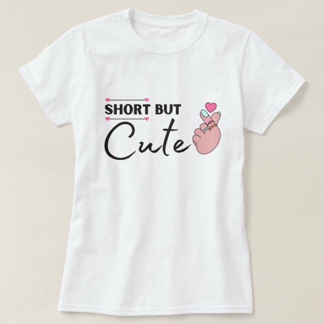 Kort men Cute T Shirt (Design framsida)