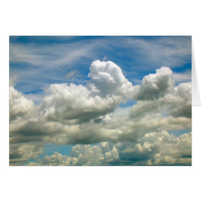 Kort - moln - Hej... (Framsidan Horizontal)