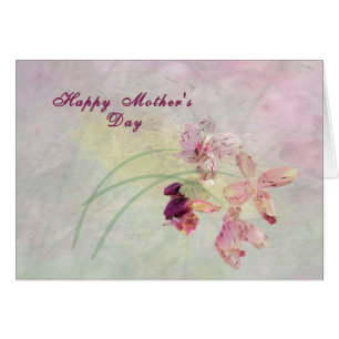 Kort, Mors dag med Orchids Hälsningskort