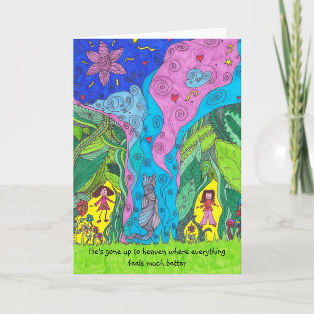 Kort - när katter dör - hane (Framsida)