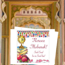 Kort Norooz Mobarak för nytt år