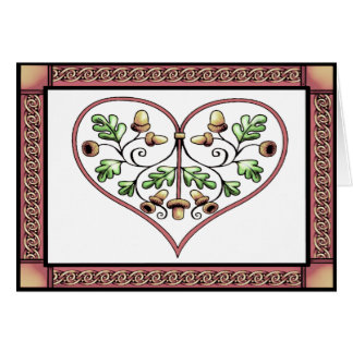 kort - oakleafhjärtakort vid talkingfox