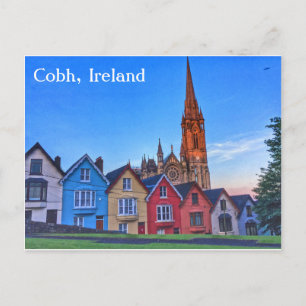 Kort- och boendedekan, Cobh Ireland, vykort