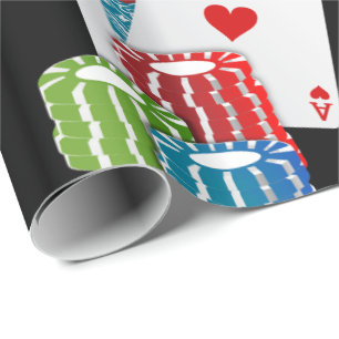 Kort och chiper för Blackjack för Las Vegas kasi Presentpapper