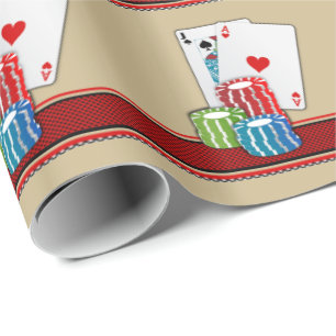 Kort och chiper för Las Vegas kasinoBlackjack på Presentpapper