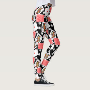 Kort och dun leggings