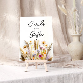 Kort och gåvor av vilda blommor poster