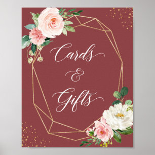 Kort och gåvor - Blommigten Kanel Ro Poster