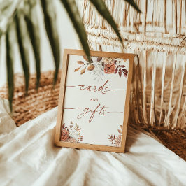 Kort och gåvor Boho Möhippa Terracotta Poster