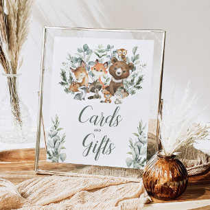 Kort och gåvor Eucalyptus Woodland Baby djur Poster