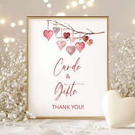 Kort och gåvor för små Valentineser Poster