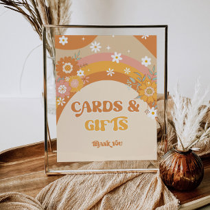 Kort och gåvor från Retro Groovy baby Poster