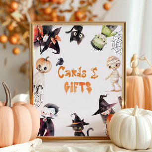 Kort och gåvor Halloween-kostym party Poster