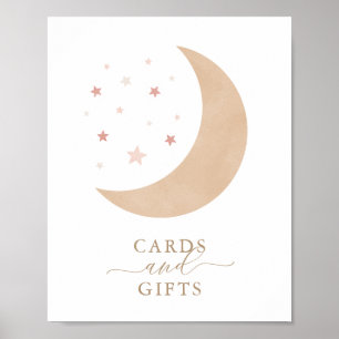 Kort och gåvor över Måne Giri-babyskor Poster