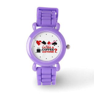 Kort- och kaffeklockor armbandsur