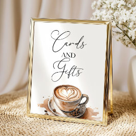 Kort och presenter Kaffe Baby Shower  Poster
