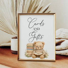 Kort och presenter Saga Ny kapitel Bebis firande Poster