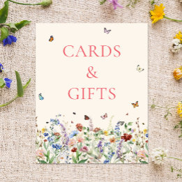 Kort- och presentkort | Bohemian Wildblommor Poster
