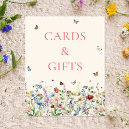 Kort- och presentkort | Bohemian Wildblommor Poster